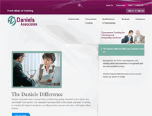 Tablet Screenshot of danielsassociates.com.au